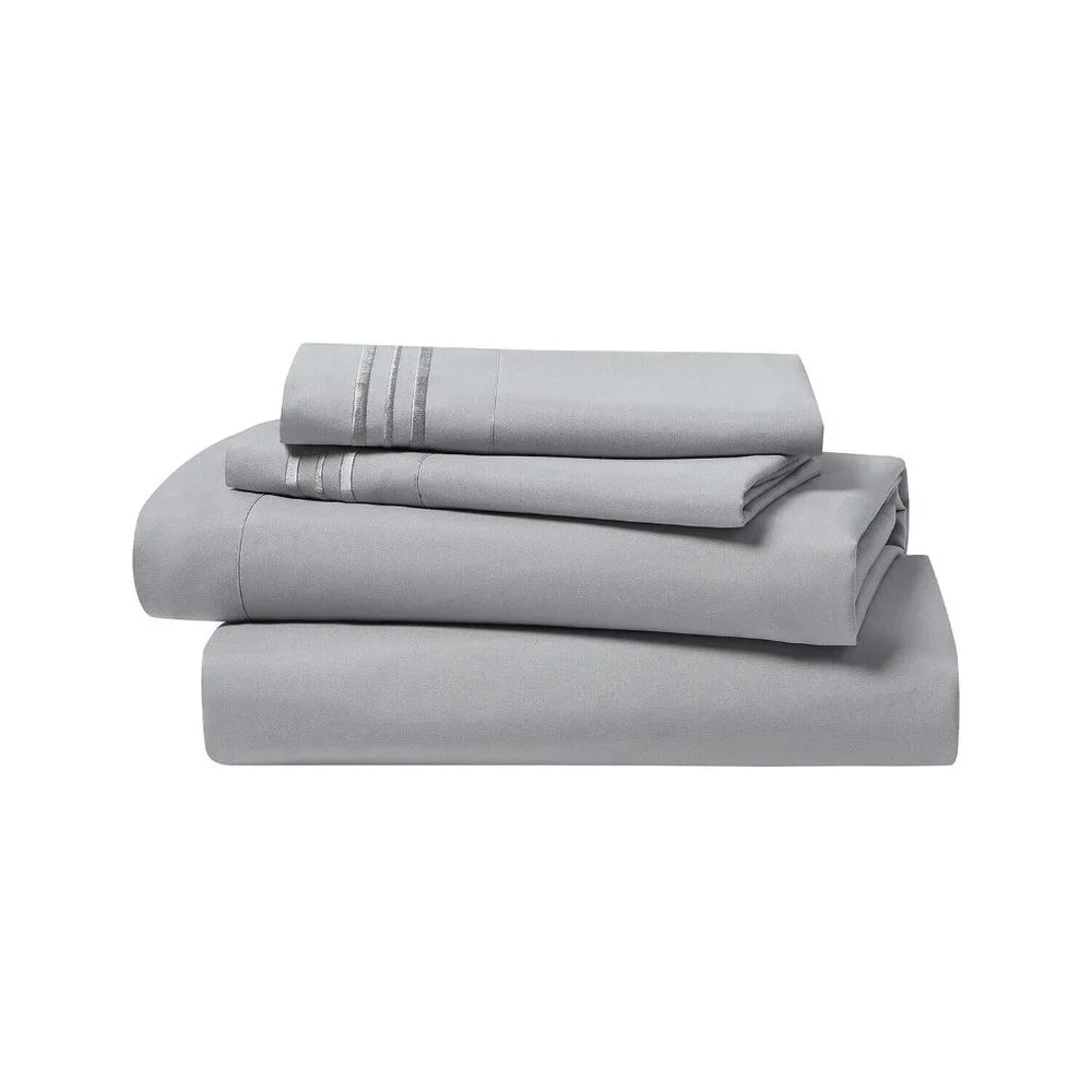 4 Piece Bed Sheets Set Deep Pocket Soft Microfiber Sheets Full Queen King Size